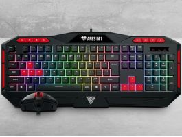 Gamdias ARES M1 Gamer Billentyűzet + ZEUS E2 Egér Szett