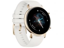 Huawei Watch GT 2 Classic sportóra 42mm, jégfehér tok és szilikon szíj