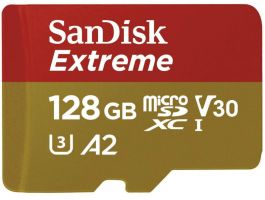 Sandisk Extreme U3 128 GB microSDXC Memóriakártya - ActionCam Edition (SDSQXA1-128G-GN6AA)