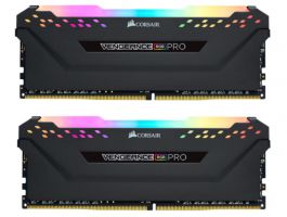 Corsair Vengeance RGB Pro DDR4 4000MHz, 32GB (2 x 16GB) memória (CMW32GX4M2Z4000C18) Fekete