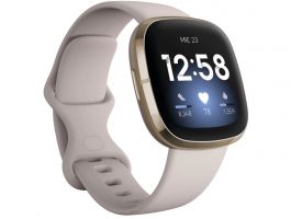 Fitbit Sense Aktivitásmérő (FB512GLWT) Arany-bézs