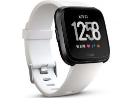 Fitbit Versa Aktivitásmérő (FB505GMWT-EU) Fekete-fehér