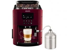Krups EA816570 Essential automata kávéfőző, vörös