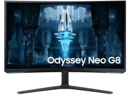 SAMSUNG Odyssey Neo G8 G85NB 32" UHD VA 240Hz Ívelt Gaming monitor (LS32BG850NPXEN) fehér