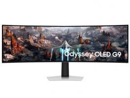 SAMSUNG Odyssey OLED G9 G93SC 49" DQHD 240Hz ívelt Gaming monitor (LS49CG934SUXEN)