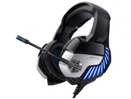 Onikuma K5 Pro Gaming fejhallgató, Fekete/Kék