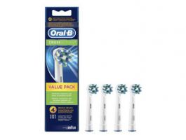 Oral-B EB25-4 Floss Action Rainbow pótfej 4 db, fehér