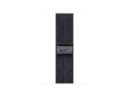 Apple Watch Accessory (MC1L4ZM/A) - 40mm Nike Sport Loop:  Black/Blue Nike Sport Loop