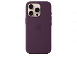 Apple iPhone 16 Pro Accessory (MYYM3ZM/A) Silicone Case with MagSafe - Plum