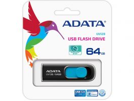 ADATA UV128 64GB USB3.1 Pendrive (AUV128-64G-RBE) Fekete-kék