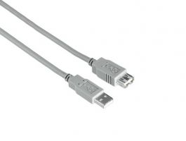 WIRETEK USB kábel 3m Male/Female