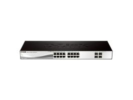 D-Link DGS-1210-20 10/100/1000 16+ 4 Portos Menedzselhető Switch