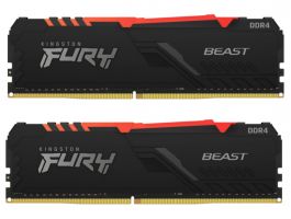 KINGSTON FURY Beast RGB 16GB (Kit of 2) DDR4 3600MHz CL17 memória (KF436C17BBAK2/16)