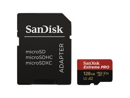 SANDISK MICROSD EXTREME PRO MEMÓRIAKÁRTYA 128GB (214504)