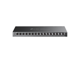 TP-LINK 16-portos Fémházas Asztali/Rackes Menedzselhető switch (TL-SG2016P)