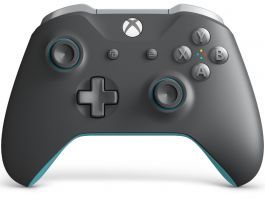 Xbox One Vezeték Nélküli Kontroller Szürke-Kék