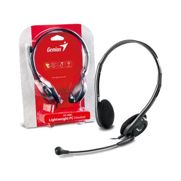 Genius HS-200C headset (31710151100) fekete