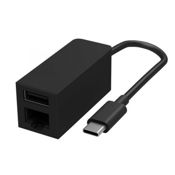 Microsoft USB 2.0 Type C - USB 2.0, LAN Átalakító (JWL-00002) Fekete
