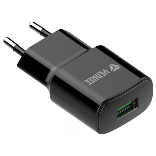 Yenkee YAC 2023BK Hálózati Gyorstöltő Quick Charge 3.0 (30016819)