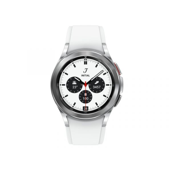 SAMSUNG Galaxy Watch4 Classic - 42mm, LTE (SM-R885FZSAEUE) Ezüst