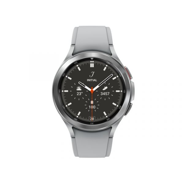 SAMSUNG Galaxy Watch4 Classic - 46mm, LTE (SM-R895FZSAEUE) Ezüst