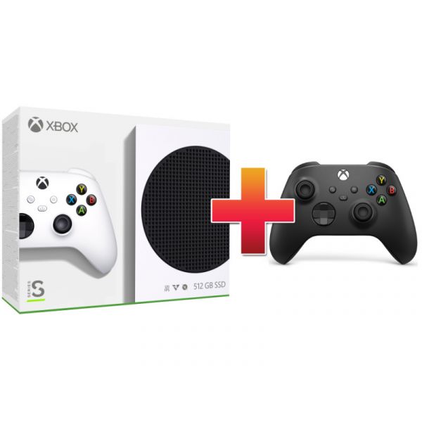 Xbox Series S 512 GB Konzol + Fekete Kontroller