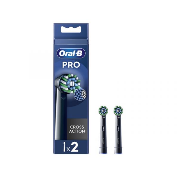 Oral-B EB50BK-2 Pro Cross Action fogkefe pótfej, 2db, fekete