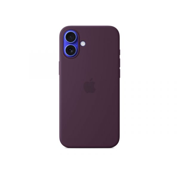 Apple iPhone 16 Plus Accessory (MYYD3ZM/A) Silicone Case with MagSafe - Plum