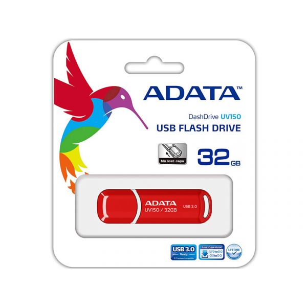 ADATA Pendrive 32GB UV150 USB 3.0 Piros