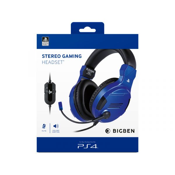 Bigben PS4 Stereo Gaming Headset V3 Kék