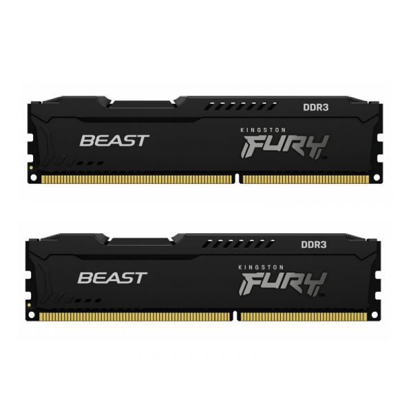 KINGSTON FURY Beast Black 8GB (Kit of 2) DDR3 1866MHz CL10 (KF318C10BBK2/8)