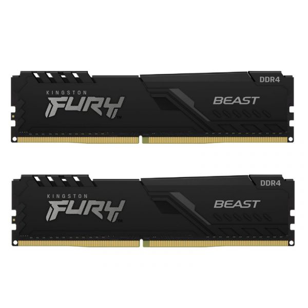 KINGSTON FURY Beast Black 32GB (Kit of 2) DDR4 3600MHz CL18 memória (KF436C18BBK2/32)