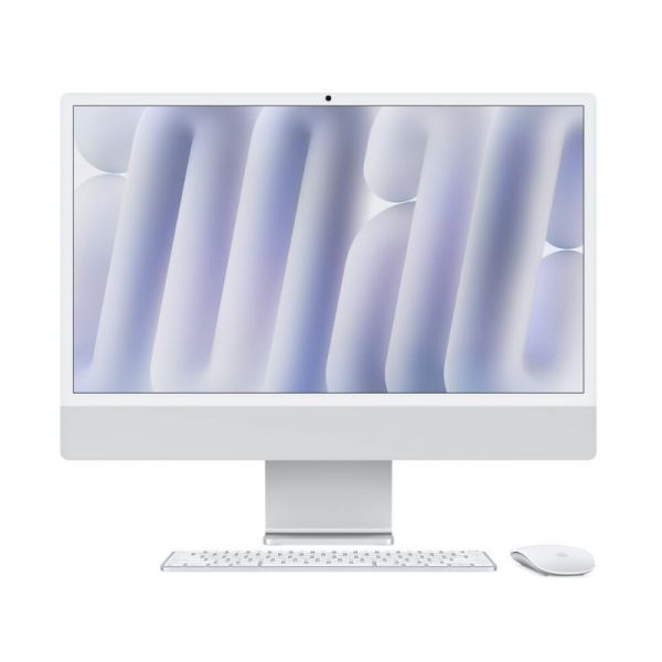 Apple IMac 24" (2024) -  M4 10C CPU/10C GPU - 16GB/512GB (MWUV3MG/A) Silver