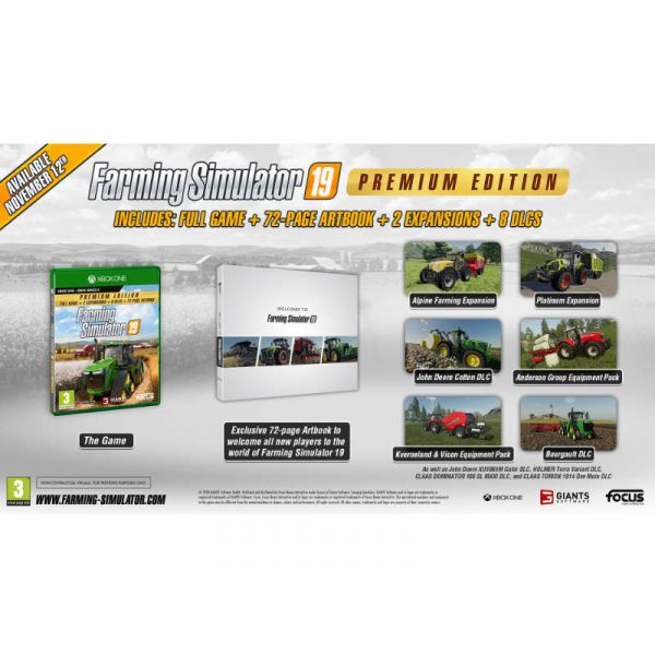 Kifutott Farming Simulator 19 Premium Edition Xbox One Konzol Játékok 1020