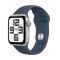 Apple Watch SE2 v2 GPS 40mm (MRE13QH/A) EZÜST ALUMÍNIUMTOK, VIHARKÉK SPORTSZÍJ - S/M