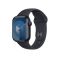 Apple Watch Series 9 GPS, 41mm (MR8W3QH/A) éjfekete alumíniumtok, éjfekete sportszíj - S/M