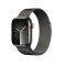 Apple Watch Series 9 GPS + Cellular, 41mm (MRJA3QH/A) grafitszínű rozsdamentesacél tok, grafitszínű milánói szíj